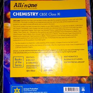 ALL in ONE- CHEMISTRY -CBSE -CLASS 12