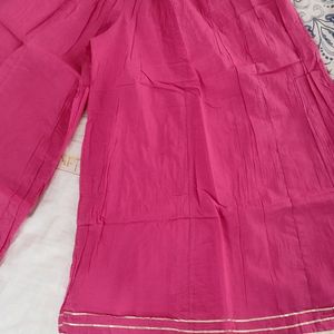 New UNUSED Kurta Palazzo Set With Gotta Patti Work