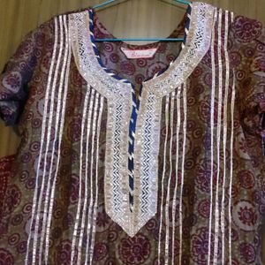 Kurti With Sharara