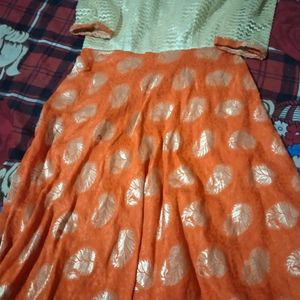 Anarkali Kurti With Lagging