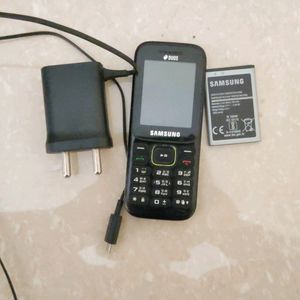 Samsung Keypad Phone With NOKIA charger