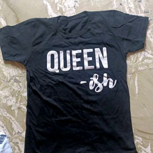 New Queen Print Tshirt For Women