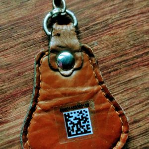 Used Scooty Leather Keychain