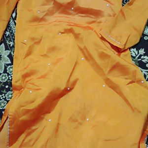 Orange Kurta With Pant