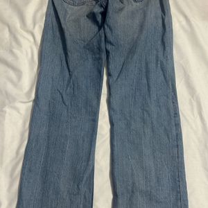 Denim straight fit jeans