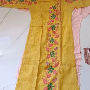 Chanderi Silk Kurti