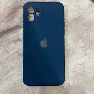 iPhone 12 Blue Silicone Cover