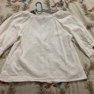 Zara Cotton Button Down Top