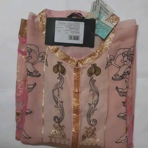 Aurelia Pink Shrug Mandarian Collar