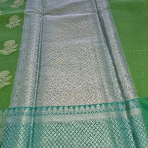 Pure banarsi Cotton silk Saree