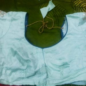 Cyan Colour Blouse