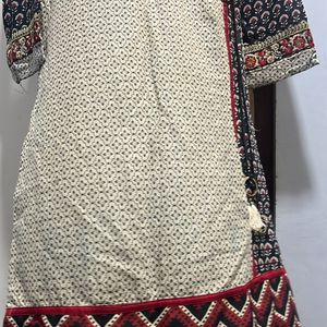 Xl Size Pure Cotton Designer Kurta