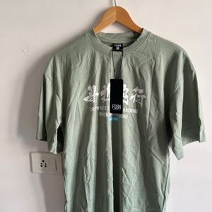 FSBN Mint-Green Printed UNISEX T-shirt & WHITE TOP