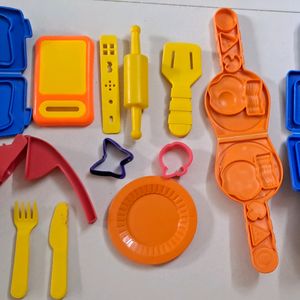 Clay Moulding Toys, Waffle Maker, Omelette Maker