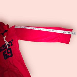 Winter Hoodie For Mens Red Lucky 69