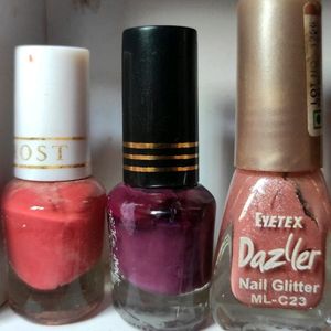 Seven Nail Colors (Pack Of 7)