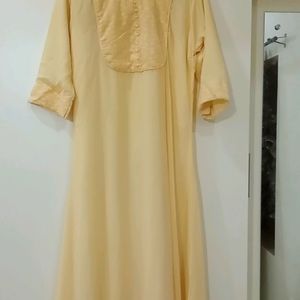 Yellow Georgette Kurta