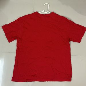 Red Bonker Oversized Tshirt