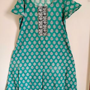 Green Kurta Set