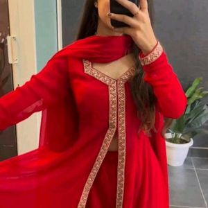 🥳Trending Georgette Suit Full Set