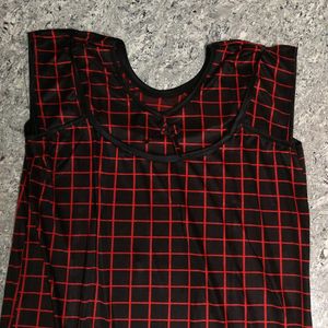 Women Nighty ( Black , Red )