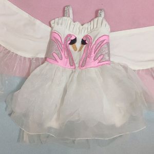 Fancy Frock With Wings For Baby Girl