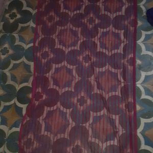 purple dupatta