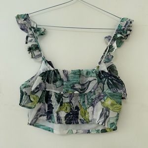 Adorable Printed Beach Crop