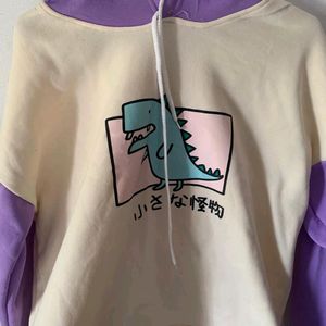 Unisex Cute Dinosaur Hoodie Pullover