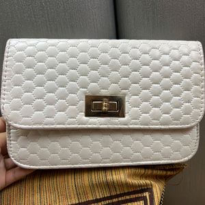 White Sling bag