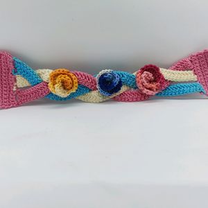 Combo Of Crochet Headband And Bracelet