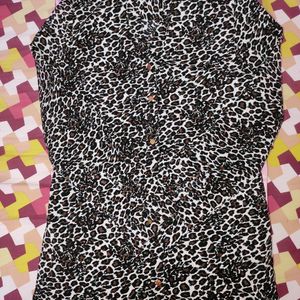 Animal Print Shirt For Women