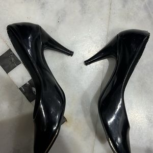 Hype Classy black Heels For Party