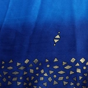 New Blue Ombre Saree