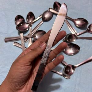 Steel Spoon Set 🥄