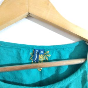 Chumbak Sea Green Top ( Women)