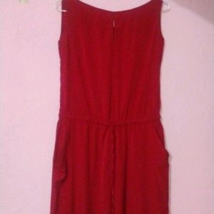 Maroon Colour Jumpsuit