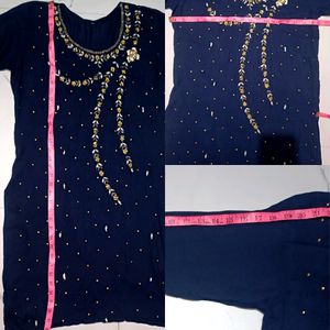 Offer Blue Kurti For Ladies