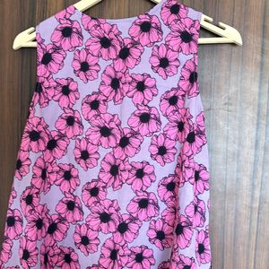 Floral Pink Sleeveless Top