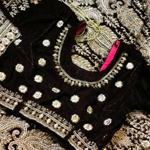 Velvet Heavy Wedding Lehnga