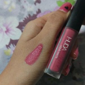 Matte Finish Pink Liquid Lipstick (Matte)