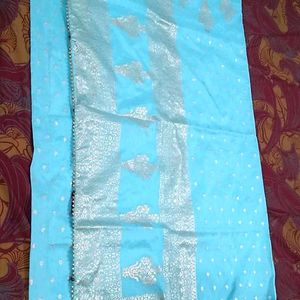 Blue Saree