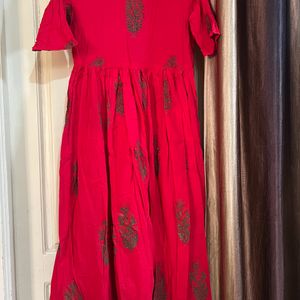 Lavanya The Label Red Kurta - Medium