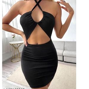 Mini Black Bodycon Dress