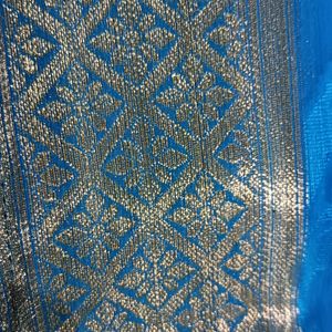 Price Reduced Blue Saree