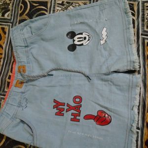 Ice Blue Shorts