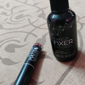 Makeup Fixer + Lipstick Combo