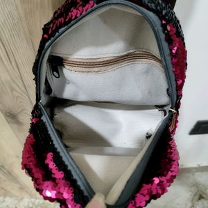 Sequin Backpack Style Purse