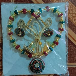 Silk Thread Jewellery Necklace