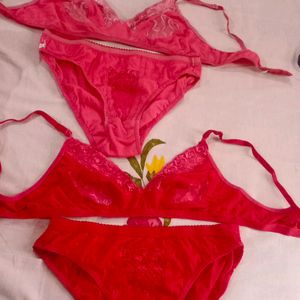 Combo,Bra And Panty Set